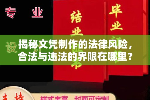宿城揭秘文凭制作的法律风险，合法与违法的界限在哪里？